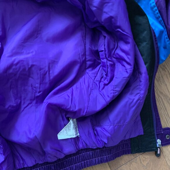 Phenix Alpine Vintage Retro Ski Insulated Hooded Full Zip Jacket 80s 90s Size 16 - Picture 14 of 16